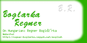 boglarka regner business card